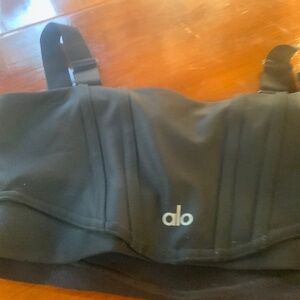Alo Yoga Airbrush Corset Bra Black NWOT - Size Small